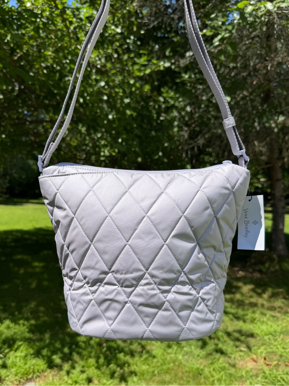 Vera Bradley Ultralight Bucket Crossbody – Lavender Pearl NWT